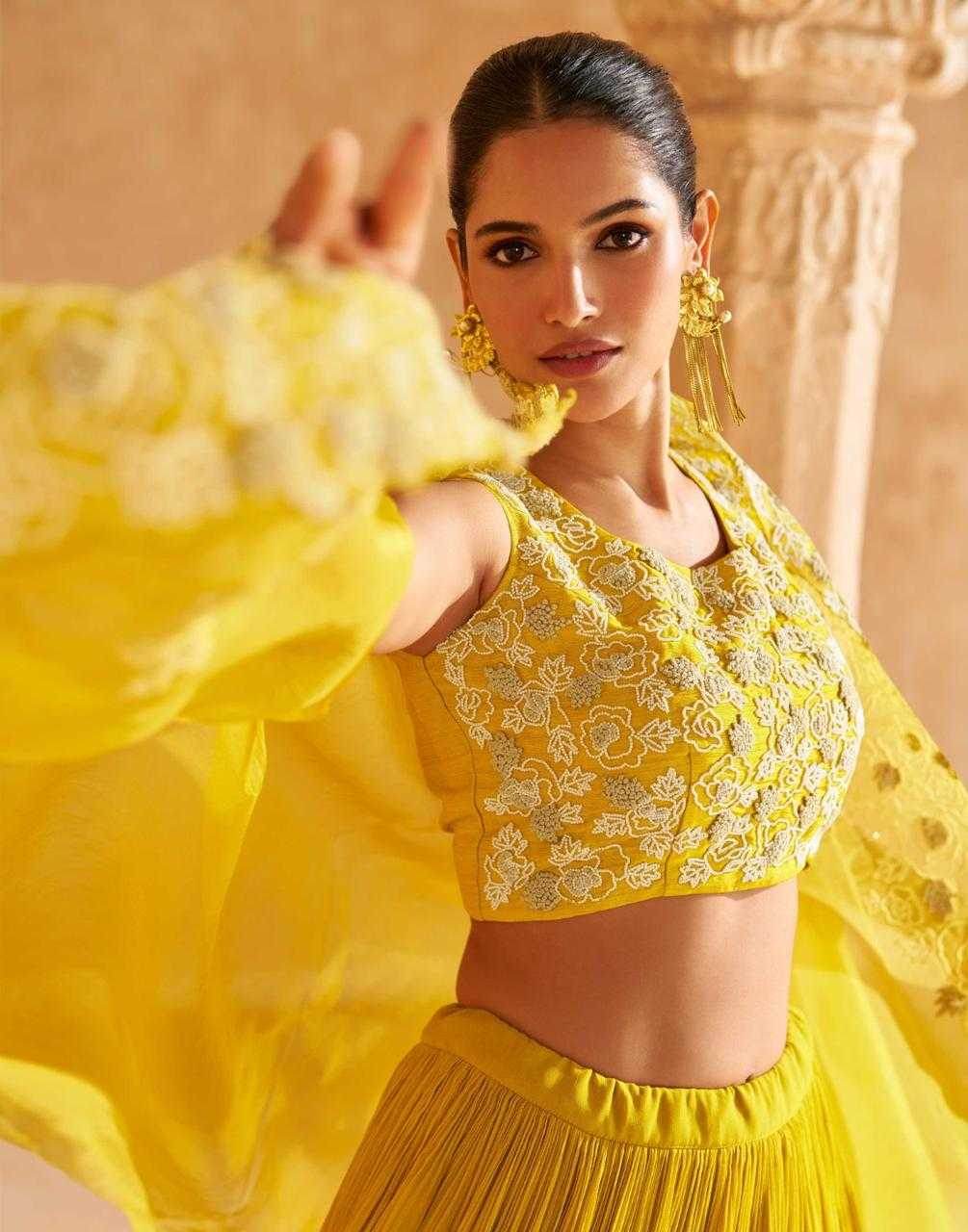 Chinon Silk Designer Silk Dresses Handwork Suit - MYLUXURY LANE ENTERPRISE